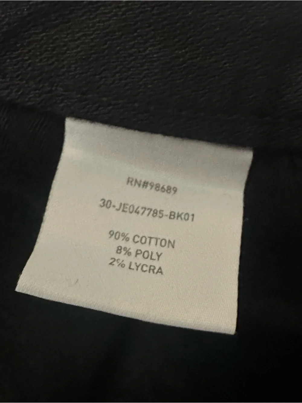 Todd Snyder Straight Fit 5-Pocket Chino Jean Size 31 x 32 Black Classic